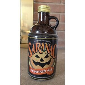 Saranac Pumpkin Ale 1 Quart Bottle Empty Crafts Repurposing